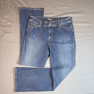 Style & Co Jeans Size 12 Medium Wash Straight Leg Stretch Denim Women